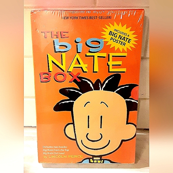 NEW Big Nate 2 Book Box Set & Poster Children's Boys Girls Elementary Kids Books - Picture 3 of 5